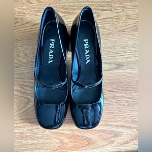 New Prada Mary Jane shoes